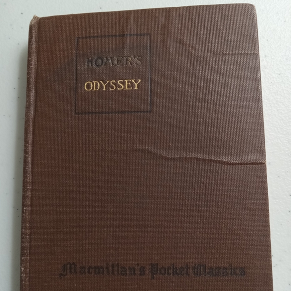 Other - Antique Book, Homer's Odyssey, Macmillan's Pocket Classics
